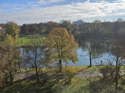 Traumlage - Wohnen in der 5. Etage direkt am Westpark mit Seeblick