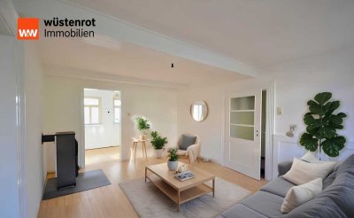 Gemütliche 2 Zimmer-Fachwerk-Wohnung mit Holzofen - Perfekt für Individualisten - Separater Eingang!