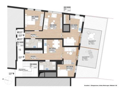 Attraktive neuwertige 3-Zimmer-Wohnung mit Dachterrasse in Babenhausen