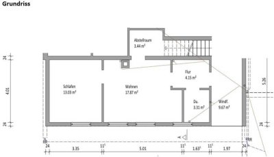 Einliegerwohnung am Südhang in Sackgassenendlage