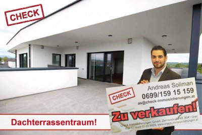 Erst mieten, dann kaufen! Penthousewohnung mit 105 m² Terrasse in Feldkirchen! Top 9