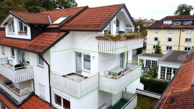 Helle 2-Zimmer-Etagenwohnung mit Balkon und Tiefgarage in Bad Wörishofen