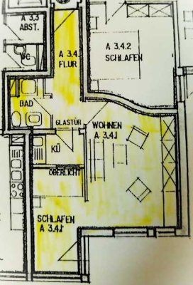 Schöne Wohnung mit Blick Richtung Zentrum und Storchenpark