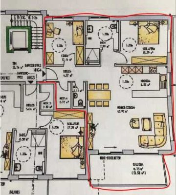 Schöne 3-Raum-Wohnung mit EBK und Balkon in Dornstetten