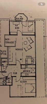 3,5 Zimmer DG, Wohnung mit zwei Einzelgaragen S–Bahn