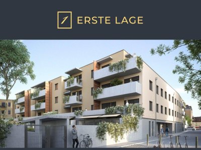 Studieren in Krems? Neubau, Erstbezug, Altstadt: 2 Zimmer, 54m² Wfl., 61m² Außenbereiche