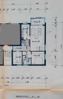 3-Zimmer-Wohnung mit Balkon und EBK in Winnenden