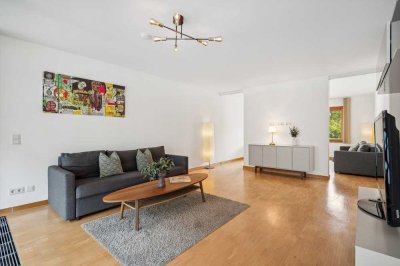 Geschmackvoll möbliertes Drei-Zimmer-Luxus-Apartment in Top City-Lage auf 96 m² mit Loggia