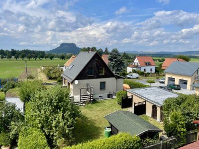 Gepflegtes Einfamilienhaus im Luftkurort Gohrisch- Ihr Blick in die Sächsische Schweiz!