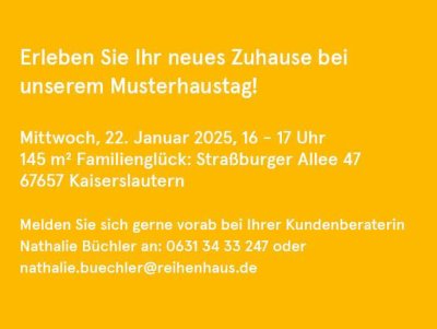 Garantierte zeitnahe Fertigstellung! 145 m² Familienglück in Kirchheimbolanden - Reihenmittelhaus!