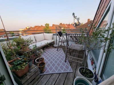 Innenstadtnahes, ruhiges Dachgechoßstudio mit Dachterrasse im Josefsviertel