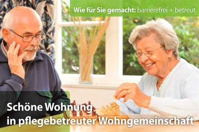 Kleine Wohnung in Pflegebetreuter Senioren-Wohngemeinschaft