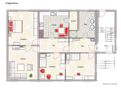 Schöne 4-Zimmer-Erdgeschosswohnung in Bünde