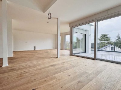 Faszinierende Neubau-Maisonette mit geräumiger Loggia! Aufzug direkt bis in die Wohnung!