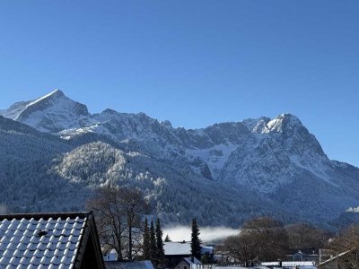 Außergewöhnliche Dachterrassen-Wohnung im Herzen von Partenkirchen mit traumhaften Blick