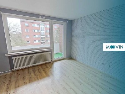 Geräumige 3-Zimmer-Wohnung mit Balkon und Badewanne