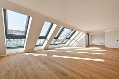 LUXUS-PENTHOUSE DIREKT AM NASCHMARKT! Grandiose Dachterrasse mit traumhaften Wienblick!