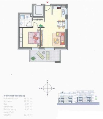 Stilvolle 2-Raum-Wohnung mit gehobener Innenausstattung mit EBK in Marbach am Neckar