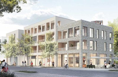 ++ NEUBAU! Moderne, energieeffiziente 2 ZKB Stadtwohnung mit Balkon bzw. Terrasse in LD-Zentrum! ++