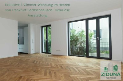 Exklusive 3-Zimmer-Wohnung im Herzen von Frankfurt-Sachsenhausen - luxuriöse Ausstattung