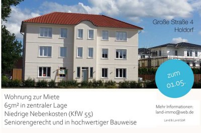 Exklusives Wohnen im Ortskern - Passivhaus mit Einbauküche - Holdorf ****