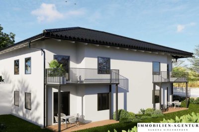 Neubau KfW40NH! Moderne 3-Zimmer-EG Wohnung mit Garten in ruhiger Lage in Schwandorf zu vermieten