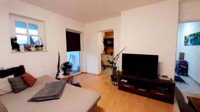 Hallein/Adnet: Kleine, gemütliche 2-Zi.-Wohnung mit XXL-Terrasse+ Parkplatz