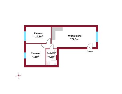 Neubau/Erstbezug I Außenflächen: Terrassen, Balkone &amp; Dachterrassen I Schlüsselfertig I Luftwärmepumpe inkl. Kühlung I