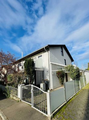 Doppelhaushälfte mit Garage, Sauna, Einbauküche, Kaminofen und Garten in Weinheim-Hohensachsen