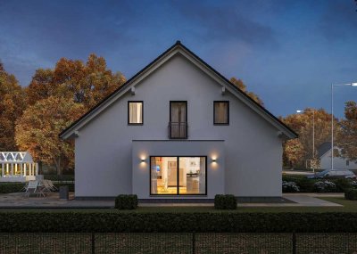 Modernes Doppelhaus mit vielen Gestaltungsmöglichkeiten