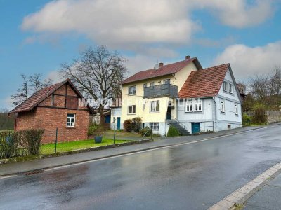 (Reserviert) Einfamilienhaus mit großem Grundstück – Schlüchtern -Hinkelhof**