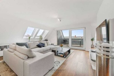 Vollmöbliert - Einmalige Luxus-Penthouse-Wohnung mit Panoramablick im Herzen von Stuttgart!