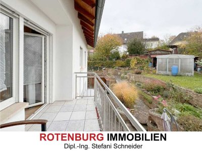 Vermietete 3-Zimmer-Wohnung mit Balkon und Gartenteil in ruhiger Wohnlage in Bad Hersfeld