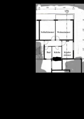 3ZKDB - Schöne 3-Zimmer-Wohnung in Solingen-Wald