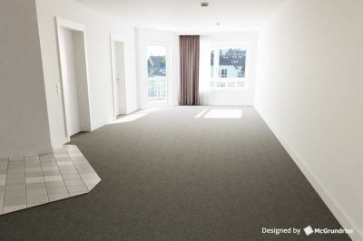 Bad Soden Neuenhain: Helle 2-Zimmer-Wohnung mit sonnigem Balkon im 3. OG