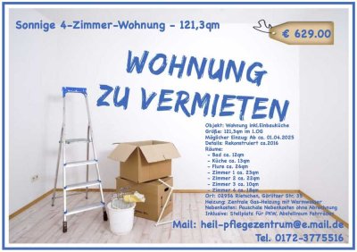 02956 Rietschen moderne 4-Raumwohnung mit Einbauküche 121,3qm