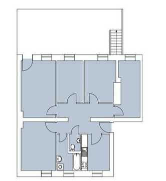 Vermietete 5-Zi-Altbau-Wohnung mit Terrasse*Süd-West-Ausr.*nahe S-Ostkreuz & Rummelsburger Bucht*