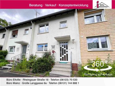 Hartenberg-Münchfeld: Schönes Einfamilienhaus mit Terrasse, Balkon und großem Garten