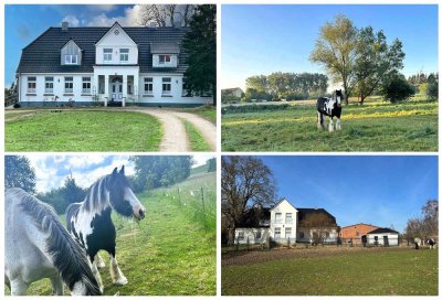 Modernisierter Landhof mit Wohn- und Gewerbeanteil, Stallungen, 5 ha Weideland OTTO STÖBEN GmbH