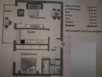 Ruhige 2-Zimmer Wohnung im Herzen von Wörgl zu verkaufen!