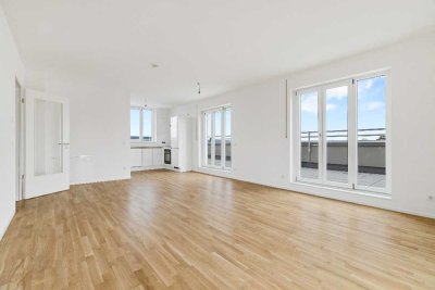 Neubau-Wohnung mit traumhafter Dachterrasse und Umzugskosten-Beihilfe!