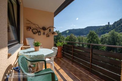 Toller Grundriss! Vermietete 2-Zimmer-ETW mit toller Aussicht in Bad Liebenzell!