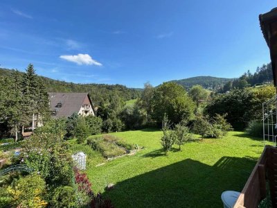 Traumwohnung mit Bergblick und privatem Wellnessbereich in ruhiger Lage von Bad Herrenalb