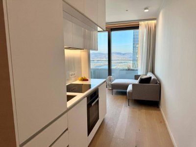 Möbliert ALL IN RENT! - DANUBEFLATS 28. Floor! Your New Home (Pool and Wellness included)