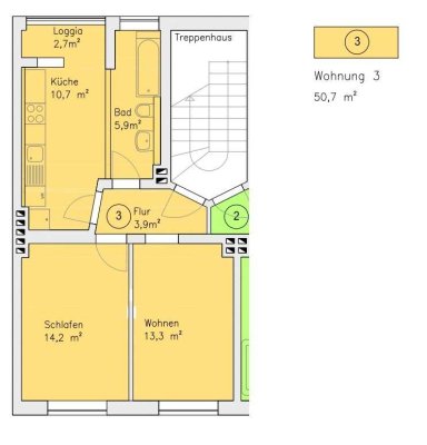 Attraktive 2-Zimmer-EG-Wohnung mit Fußbodenheizung