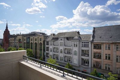 Vollkomfort-Penthouse mit Südwest-Dachterrasse in etablierter Lage an der Schloßstraße