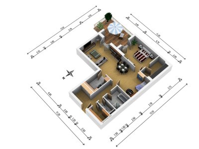 Neuwertige Wohnung mit vier Zimmern sowie Balkon und EBK in Villach