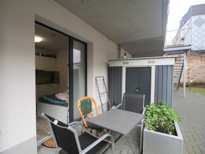 Perfekt für Studenten ! 1-Zimmer-Appartement mit Möblierung und Terrasse