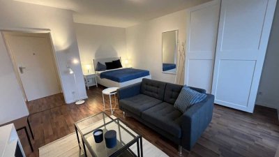 Möblierte 1,5-Zimmer-Wohnung mit Balkon und Garten // cosy furnished Studio-Apartment w Terrace