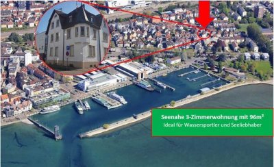 Exklusive und großzügige 3-Zimmerwohnung mit Terrasse, direkt am Bodensee in KfW-Effizienzhaus